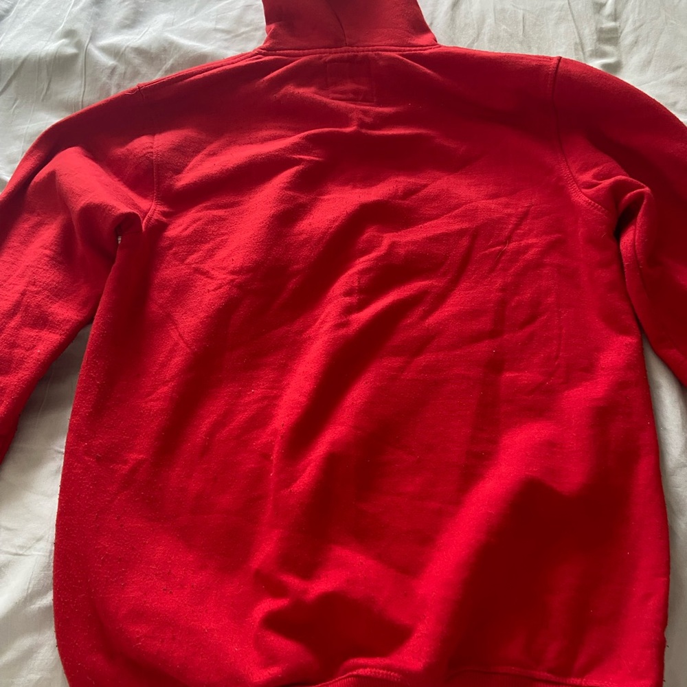 Polo USA Red Hoodie with pockets.